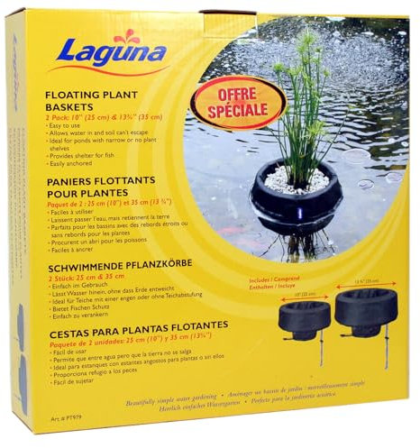 Laguna Panier Flottant 25 cm et 35 cm Lot de 2
