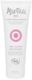 Marilou Bio - Gel Visage Nettoyant Bio - 98% d'ingrédients d'origine naturelle - Peaux mixtes à grasses, à imperfections - Tube 75 ml