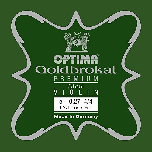 Optima Violinsträngar guldbrokad Premium 4/4 E 0,27 S hård