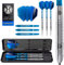 Harrows Genesis Steel-Dartpfeile, Dartpfeile mit Wolframstahlspitze, 21 g, 22 g, 23 g, 24 g, 25 g und 26 g – inklusive High Traction Grip Supergrift, Shart Marathon Flights und Reiseetui (25g)