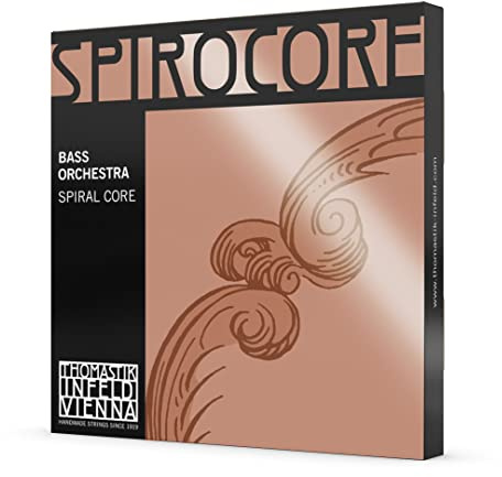 Thomastik Corde per Contrabbasso Spirocore nucleo spirale accordo d'orchestra Set 3/4 media per misura 1040-1060 mm / 41-41.7