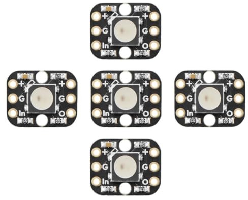 Adafruit Breadboard-friendly RGB Smart NeoPixel - Pack of 4 [ADA1312]