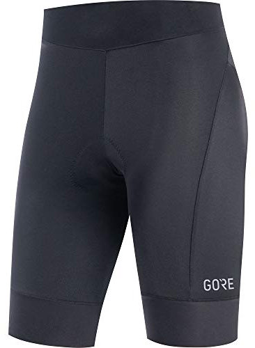 GORE WEAR C3 Kurze Damen Fahrradhose mit Sitzpolster, schwarz (black), 40