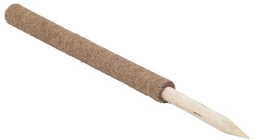 Windhager Pflanzstab Kokos, Rankstab Rankhilfe Blumenstab Kokosstab, zur Dekoration, aus natürlicher Kokosfaser, verlängerbar, 110 cm, 05663, Braun