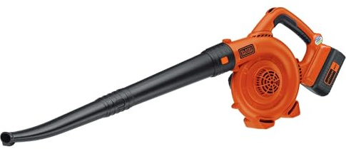 BLACK+DECKER Leaf Blower Cordless with Battery and Charger, POWERCOMMAND 40V MAX 90 CFM Variable Speed Up to 120 MPH, Battery Leaf Blower, Hard Surface and Yard Sweeper (LSW36)