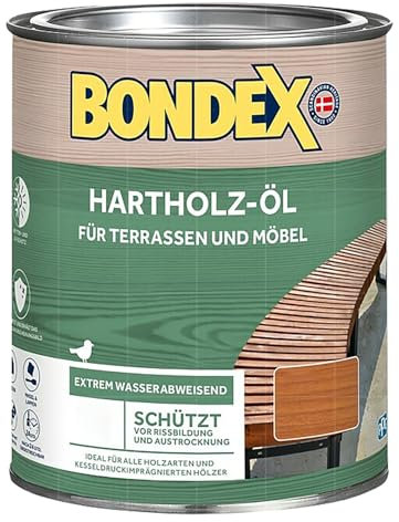 0,75 Liter Bondex Hartholzöl Holzöl Holzschutz N52 UV Douglasienöl