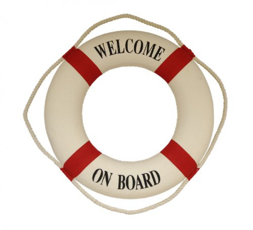 mare-me Rettungsring rot weiß verschied. Gr., 25cm