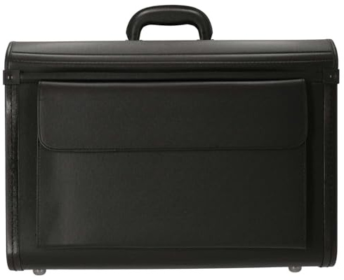D&N Business Line Mallette Pilote, 51 cm, 36 liters, Noir (Schwarz)