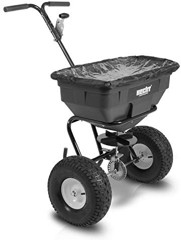 Hecht Jardin 256 Épandeur Universel de Haute Qualité 60L Dosage Exact et Distribution précise Roues