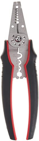 Gardner Bender GESP-70 Professional Grade ArmorEdge 3-in-1 Wire Stripper/Crimper/Cutter, Stainless Steel, 22-10 AWG