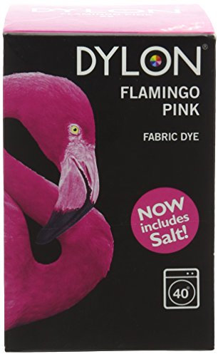 Dylon Färbemittel für die Waschmaschine, Pulver, Burlesque Red (rötlicher Farbton) flamingo pink