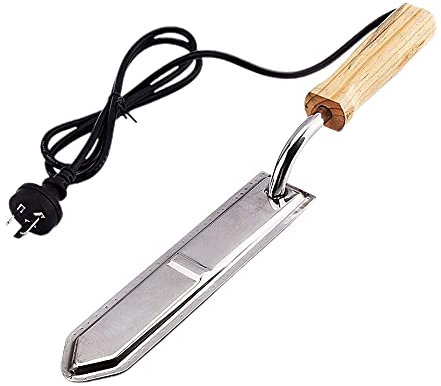 Yosoo 220V 44,5 cm Elektrischer Honigschaber-Extraktor zum Entkappen der Heißmesser-Imkerei