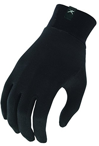 Terramar Thermasilk Glove Liner, Black, Medium