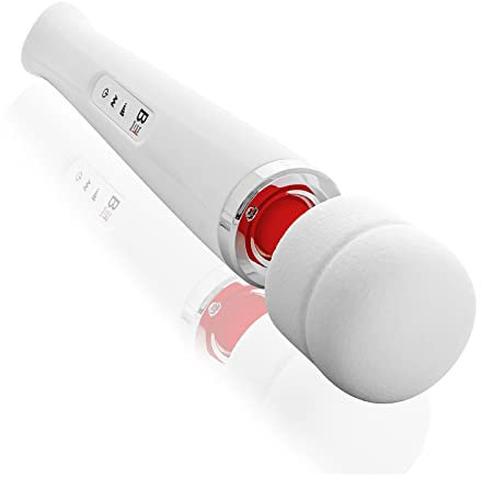 NUOVO – SUCCESSORE dell’originale di BUYANDFEELGOOD” massaggiatore vibratori a bacchetta magica - ORA con pulsante EXTRA SPEED - Vibratori clitoridei in bianco