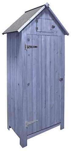 Brundle Online Garden Centre Wooden Garden Tool Shed (Blue)