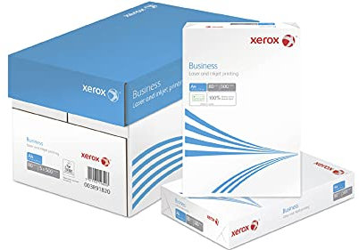 Xerox 003R91820 Business Kopierpapier, Druckerpapier, Universalpapier DIN A4 80 gr./m² 2.500 Blatt Karton (500 Blatt), weiß