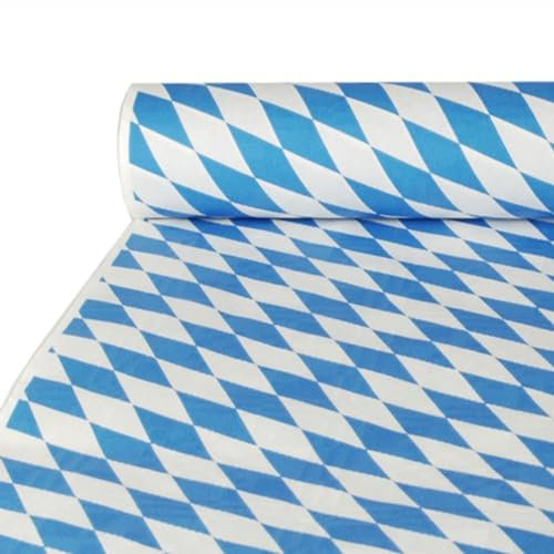 PAPSTAR 12543 1-Karton 20 x 1 Papiertischtuch mit Damastprägung 10 x 1 m Bayerisch Blau