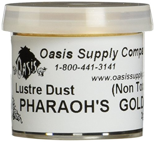 Oasis supply Lustre Dust, Pharaoh's Gold (Old Gold), 2 Gram