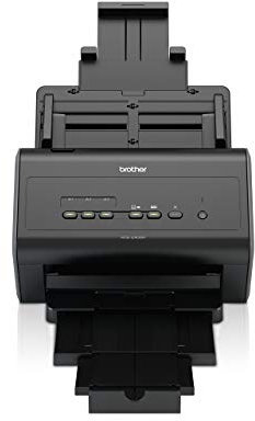 Brother ADS-2400N Document Scanner, USB 2.0/Network, Business Scanner, Desktop, 2 Sided Scanning, 40PPM, A4 Scanner, Includes AC Adapter, USB Cable and Professional Software