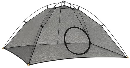 Outback Jack Cat Tent Large for Outdoor or Indoor Enclosures - Portable Playhouse Play Tents for Outside or Inside Cats & Small Animals, Kitten House Happy Habitat