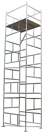 Toptower Classic Scaffolding Tower 9.7m (Working Height) 6’ x 4’ Base Size Scaffold Tower (Frames & Platform Boards)