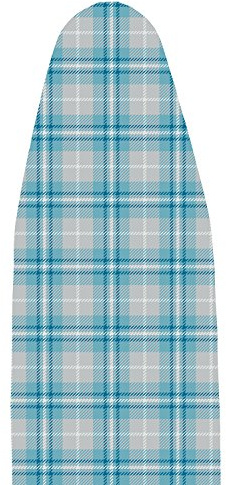 Polder IBC-9549-770 Replacement Ironing Board Pad and Cover for Extra Wide 49 x 18 Boards, Heavy Use, Plaid