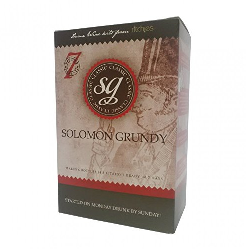 Solomon Grundy 7 day 6 bottle wine kit - Rose