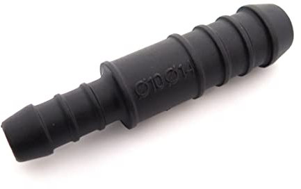 Schlauchverbinder Kunststoff Gerade x2 - Außendurchmesser 10mm und 14mm