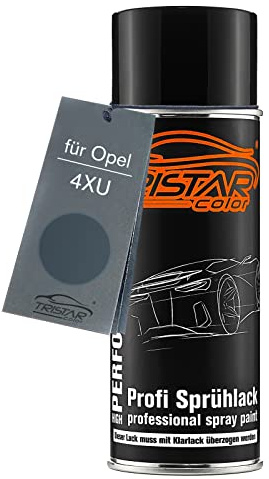 TRISTARcolor Vernice per auto Bomboletta spray per Opel 4XU Metro Perl/Metro Blue Perl Bomboletta a spruzzo di vernice di base da 400ml