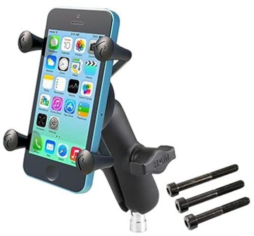 RAM Mount RAM-B-367-UN7U - Halterung (Handy/Smartphone, Motorrad, schwarz, Passive Halterung, Aluminium, Verbundwerkstoff, Gummi, Edelstahl, X-Grip)