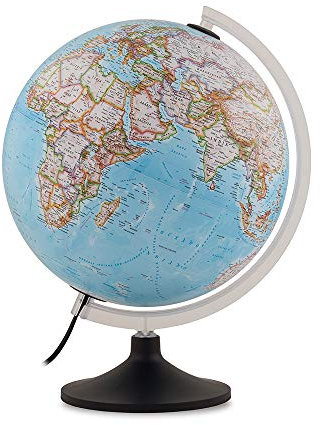 Tecnodidattica Mappamondo National Geographic Carbon Classic, Colore Blu, 0331C0