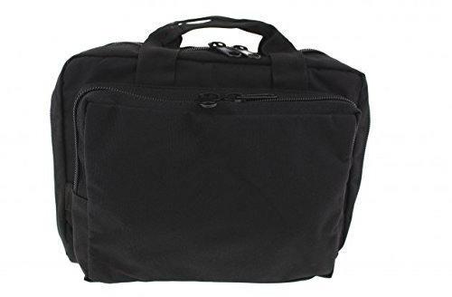 G8DS® Doppelte Pistolentasche Pistolenkoffer Schwarz abschließbar 2095