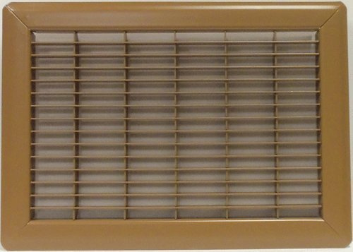 Imperial RG0642 10 x 18-Inch Heavy Gauge Steel Floor Return Air Grille, Brown