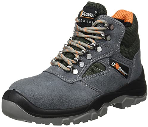 U POWER BC10315-46, BC10315-46-Calzado de seguridad gama Style&Job Modelo Real S1P SRC Talla Unisex-Adulto, Nero, 46 EU