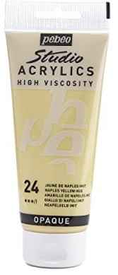 PEBEO Acrylic opaque paint - Naples yellow - 100 ml