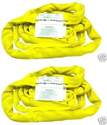 BA Products Ships in 1 to 2 Business Days 38-RSY-10-x2, 10' Yellow Round Sling (Set of 2)
