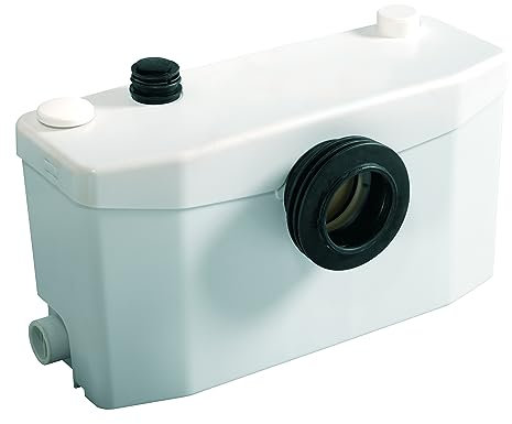 SFA SANIBROYEUR Plus Badezimmer/Toiletten-Entsorgungseinheit, großer Tank, Weiß