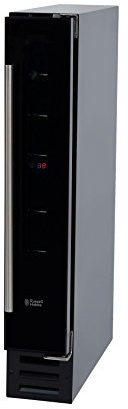 Russell Hobbs RHBI7WC1 7 Freestanding or Integrated Wine/Drinks Cooler, 7 bottle capacity, Black Glass