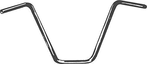 Emgo 1in. Street Ape Hanger 12in. Rise Handlebar - Chrome, Color: Chrome, Handle Bar Size: 1in.