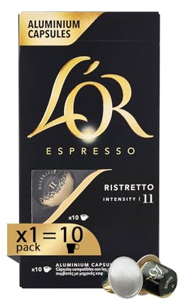 L'OR café con cafeina ristretto caja 10 cpsulas