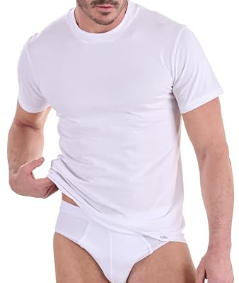 Navigare 513 (Pacco Da 3), Maglietta intima Uomo, Bianco (White), M confezione da 3
