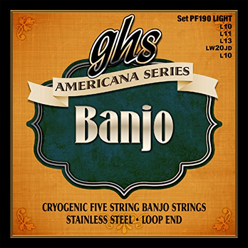 GHS PF 190 Americana (4-String Banjo Light