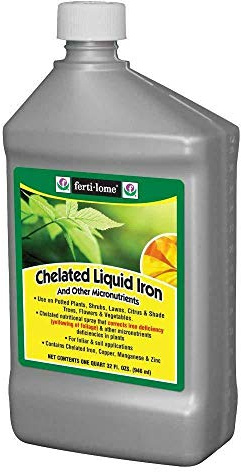 Fertilome (10630) Chelated Liquid Iron and Other Micronutrients (32 oz)