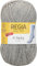 REGIA 4-fädig Uni 9801276-00033 flanell streaked Handstrickgarn, Sockengarn, 50g Knäuel