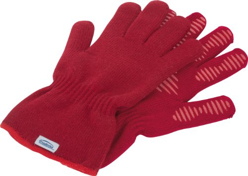Trudeau 09911024 Kitchen Gloves (Set of 2), Red
