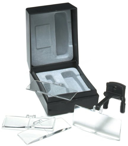 Clip On & Flip Up Magnifying Glasses – Hands-Free Magnifier Eyeglasses - Lightweight Design - Ideal for Jewelry Making, Crafting & Reading