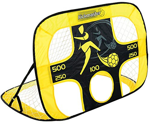 Kickmaster Fußballtor Übungswand, gelb/schwarz