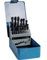 TIVOLY 90200170003 - Estuche G 25 brocas metal HSS laminadas Ø 1>13 mm 1/2 mm