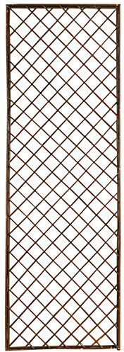 Verdemax 5797 rectangulaire 1.8 x 0.6 m en osier Fixe Treillis – Naturel