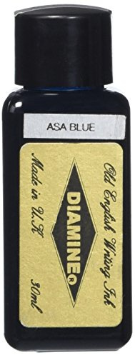 Diamine 30ml Asa Blue fountain pen ink bottle